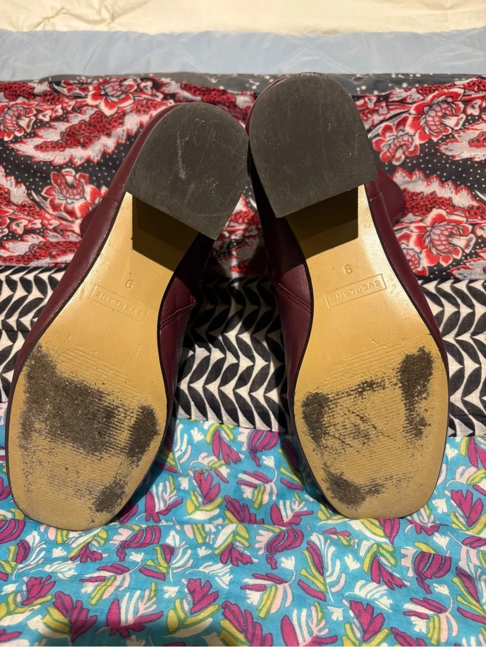 Everlane Day Boot Bordeaux size 9